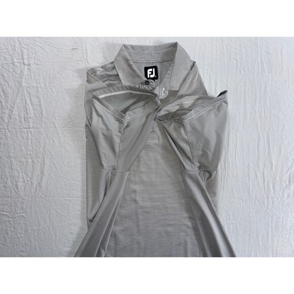 FootJoy 12% Spandex Stretch Polo Golf Shirt. Cohasse 1916 Stitched. Size L, EUC! - Picture 4 of 6